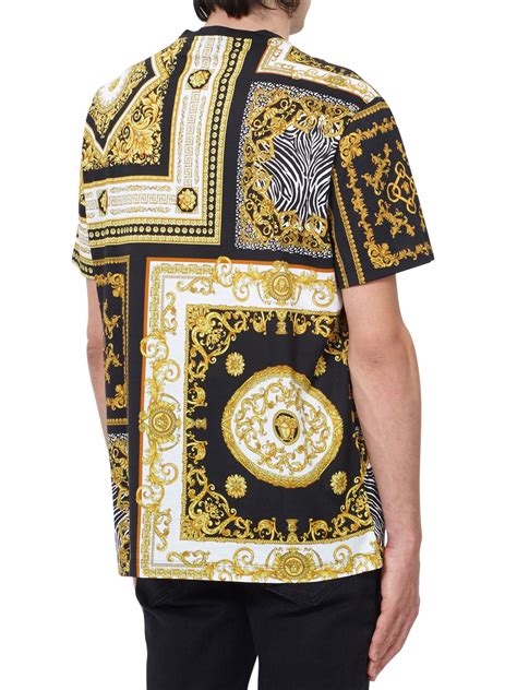 versace t shirt colorful|Versace tee shirts for men.